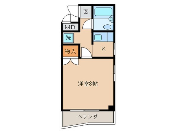 メゾン・セレステ(7F)の物件間取画像